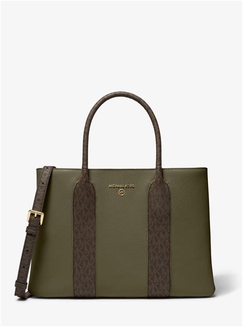 michael michael kors austin large pebbled leather satchel|Austin Large Pebbled Leather Satchel – Michael Kors Pre.